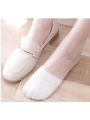 Summer Thin Half Socks Forefoot Shallow Invisible Non-slip High Heels Socks Slipper Socks (4 Pairs）