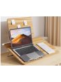 Desktop Reading Rack With Double-layer Writing Board Support