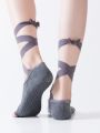 Five-Finger Toe Dance Socks （Lace-Up Style）