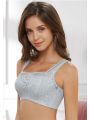 Thin Upper And Thick Lower Gathered Bra Without Steel Ring