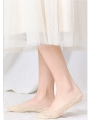 Thin Shallow Silicone Non-slip Full Invisible Socks (Lace Socks-4 Pairs)
