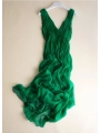 Seaside Vacation Mulberry Silk Long Dress