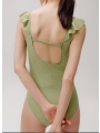 Ruffle TrimmeMaternity One Piece Swimming Costume