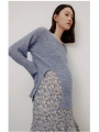 Maternity Jersey Floral Dress (Two-Piece Set)