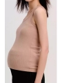Maternity Bottom Vest, Outer Slim, Inner Camisole, Sleeveless Top