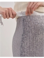 Maternity Halter Skirt,High Waisted Skinny Fish Tail,Sequin Skirt Without Toggles