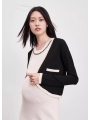 Little Fragrance Knit Round Neck Maternity Tank Dress