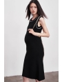 Little Fragrance Knit Round Neck Maternity Tank Dress