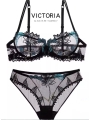 Ultra-thin Transparent Embroidered Bra Set, Seductive Embroidery