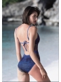 Deep V Sexy Lace Hollow Out Swimsuit,Backless Strappy One-piece Swimsuit