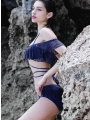 Lace Bikini 3-Point Strappy Swimsuit