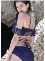 Lace Bikini 3-Point Strappy Swimsuit