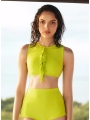 High Neck High Waist Sports Separate Bikini