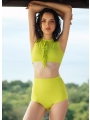 High Neck High Waist Sports Separate Bikini