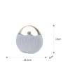 Bright Pink Handbag, Fashion Round Evening Bag