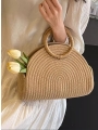 Fashion Straw Bag Premium Sense Niche Handbag