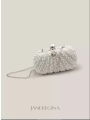 Elegant And Classy White Pearl Handbag