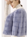 Colorful Mink Jacket For Women, Whole Mink, Genuine Mink Fur, Short Style