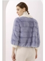 Colorful Mink Jacket For Women, Whole Mink, Genuine Mink Fur, Short Style