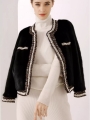 Elegant Chanel-Style Mink Coat For Women, Fur Jacket Outerwear