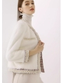Elegant Chanel-Style Mink Coat For Women, Fur Jacket Outerwear