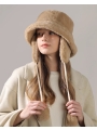 Plush Fisherman Hat, Winter Thickened And Warm Ear Flap Cap