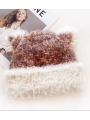 Mixed-Color Cat Ear Knit Hat, New Fluffy Beanie For Autumn And Winter