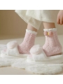 Coral Fleece Socks, Mid-Calf Socks With Added Fleece And Extra Thickness For Floor Use, Cozy And Warm House Slipper Socks For Sleeping