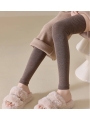 Over-The-Knee Socks, Made Of Pure Cotton Yarn, Knee-Protecting Leggings, Slimming, Extended, And Widened Leg Covers, High-Cut Long Socks