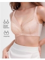 Soft Underwire Support for a Smaller Bust Appearance,Elegant Thin Lace Lingerie