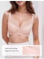 Soft Underwire Support for a Smaller Bust Appearance,Elegant Thin Lace Lingerie