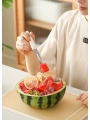 3-in-1 Multi-functional Fruit Slicer & Stainless Steel Watermelon Opener for Home Use