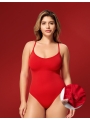 Body-Shaping Tight One-Piece Suit with Seamless Panties and Suspender for Women