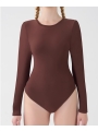 Women's High-Elastic, Figure-Hugging, Sexy Round-Neck Body-Shaping One-Piece
