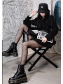 Alphabet Fashion Ultra Thin Bottomed Pantyhose （2 pairs ）