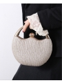Bright Pink Handbag, Fashion Round Evening Bag
