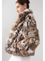 Cat's Original Color Imported Mink Coat, Short Style, Young and Fashionable Fur Jacket