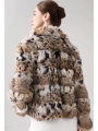 Cat's Original Color Imported Mink Coat, Short Style, Young and Fashionable Fur Jacket