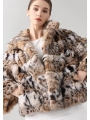 Cat's Original Color Imported Mink Coat, Short Style, Young and Fashionable Fur Jacket