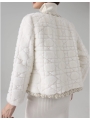Chanel-Style Mink Coat, Short Fashionable Fur Coat