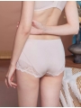 Comfortable & Smooth Lace Panties with Elastic Mid-Rise