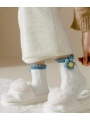 Coral Fleece Socks, Mid-Calf Socks With Added Fleece And Extra Thickness For Floor Use, Cozy And Warm House Slipper Socks For Sleeping
