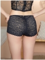 Cotton-Lined Hipster Underwear with Lace Ventilation,Mid-Rise , Flat-Front Design