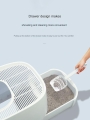 Deodorizing And Splash-proof Drawer-type Cat Toilet