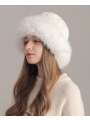 Fisherman's Hat, Winter Warm Ear Flap Fat To Make Your Face Look Smaller, Thermal And Thickened Plush Bucket Hat