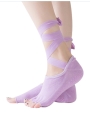 Five-Finger Toe Dance Socks （Lace-Up Style）