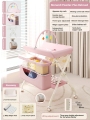 Foldable Multifunction Baby Care Table Diaper Changing Table Bath Massage Touch Table