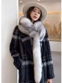 Fur Stole Scarf, Featuring an Entire Fox, Double-sided and Thickened Fox Fur Muffler