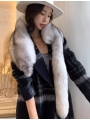 Fur Stole Scarf, Featuring an Entire Fox, Double-sided and Thickened Fox Fur Muffler