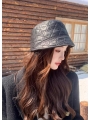 Genuine Leather Hat, Elegant Sheepskin, Thickened Fisherman Hat, Sheepskin Bucket Hat